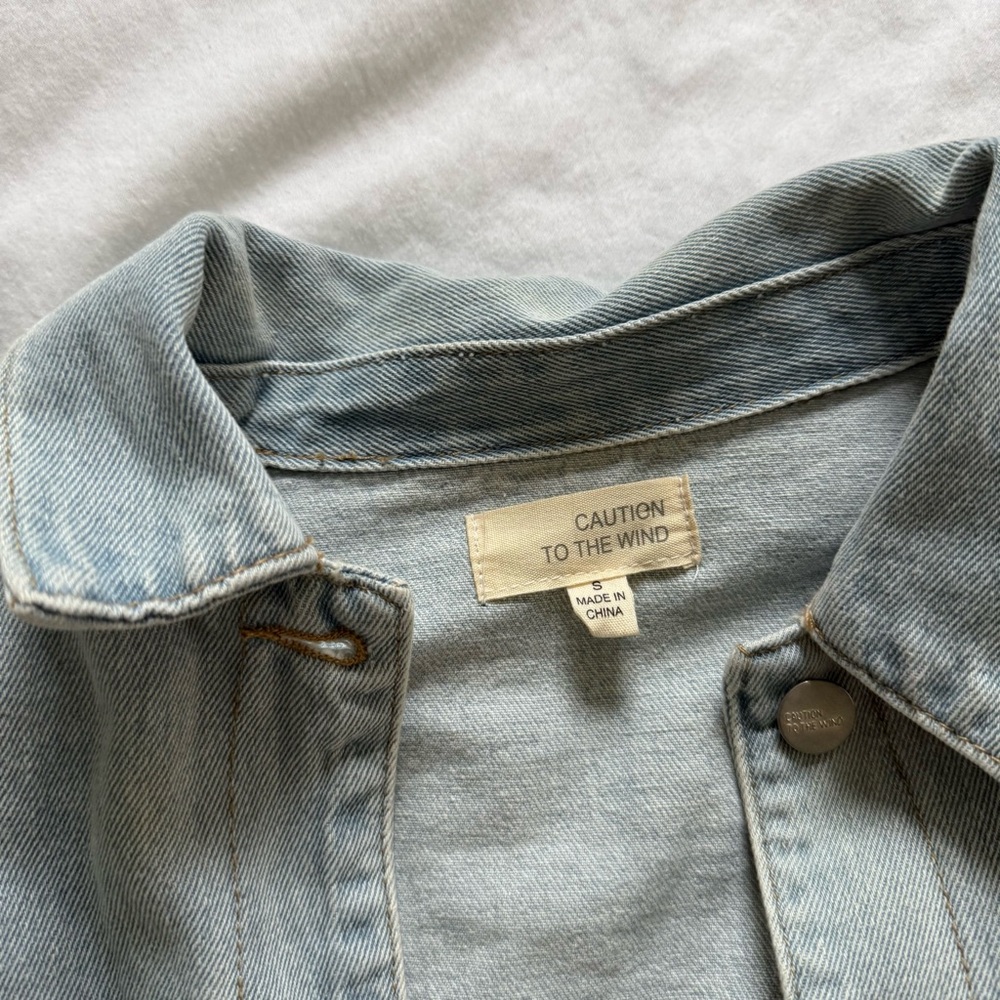 Cropped Denim Jacket - Picture 2 of 2